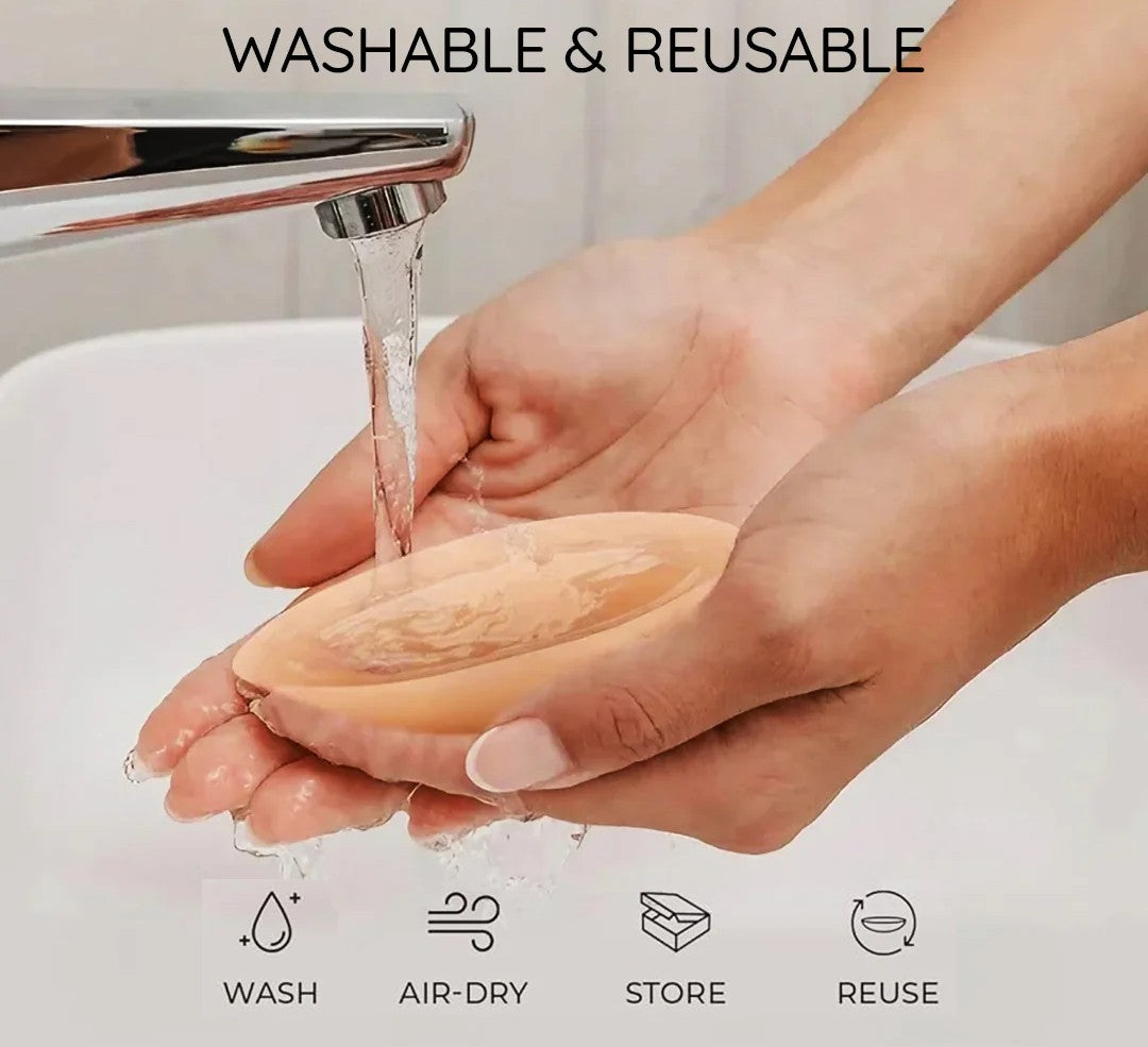 Non-Adhesive Reusable Nipple Covers (8 cm)